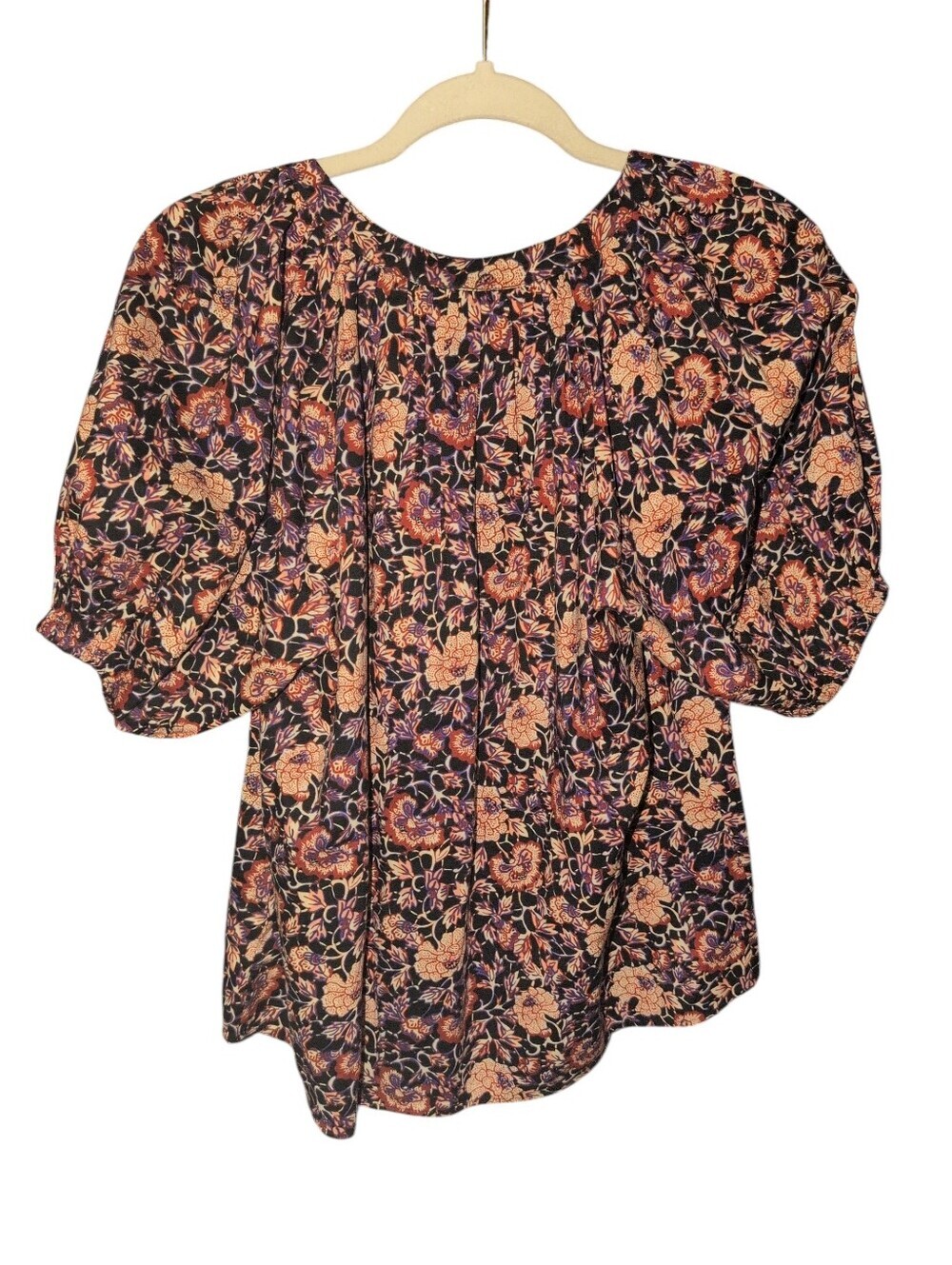 Ulla Johnson puff-sleeve floral-print top - Picture 2 of 4